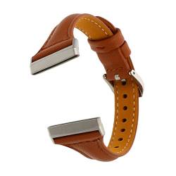 Levemolo intelligentes Uhrenarmband Armbanduhr für Männer Uhrenarmband für Damen Lederarmband für Smartwatch Atmungsaktives Lederarmband uhrenarmbänder Zubehör für intelligente Uhren Brown von Levemolo