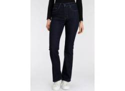 Bootcut-Jeans LEVI'S "725 High-Rise Bootcut" Gr. 30, Länge 32, blau (rinsed denim) Damen Jeans von Levi's