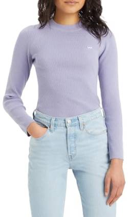 Levi's Damen Crew Rib Sweater Pullover Sweatshirt, Heirloom Lilac, L von Levi's