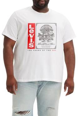 Levi's Herren Big & Tall Ss Relaxed Fit Tee T-Shirt, Archival White+, 1XL von Levi's