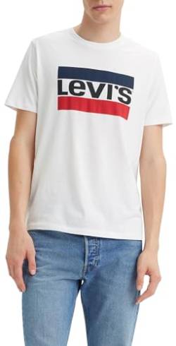 Levi's Herren Sportswear Logo Graphic T-Shirt,White,XL von Levi's