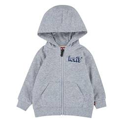 Levi's Kids logo full zip hoodie Baby Jungen Light Grayheather 12 Monate von Levi's