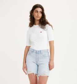 Levi's für Damen. A3388-0003 T-shirt Luca Slim weiß (XS), Lässig, Baumwolle, 3/4 Ärmel von Levi's