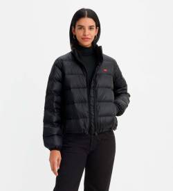 Levi's für Damen. A8320-0000 Polly Faltbare Jacke schwarz (S), Lässig, Polyamid, Langarm von Levi's