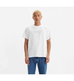 Levi's für Herren. 16143-1477 Relaxed Fit Grafik-T-Shirt weiß (L), Lässig, Baumwolle, Kurzarm von Levi's