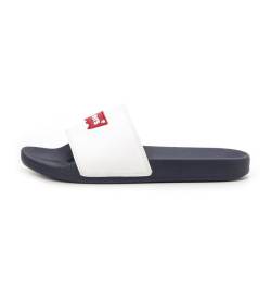 Levi's für Herren. 235642-794-51 Flip-Flops June Batwing weiß, marineblau (45), Wohnung, Keine, Lässig von Levi's