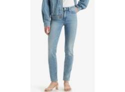 Slim-fit-Jeans LEVI'S "712 SLIM WELT POCKET" Gr. 28, Länge 28, blau (blue wave light) Damen Jeans Röhrenjeans von Levi's