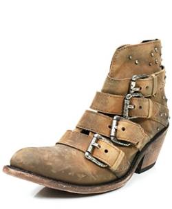 Liberty Black American Tan Distressed Buckle Bootie, Hellbraun, 43 EU von Liberty Black Boots