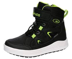 Lico Jungen Camillo Vs Schneestiefel, Schwarz Lemon, 37 EU von Lico