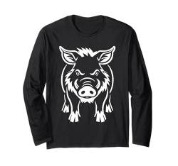 Biest kleine Wildschweine Tiere süßes, Wildschwein Langarmshirt von Liebe Tiere Wildschweine Lustiges Wildschwein