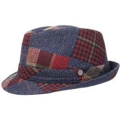 Merino Patchwork Trilby Wollhut by Lierys von Lierys