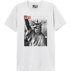 Life Magazine Herren Melifemts007 T-Shirt, weiß, M von Life Magazine