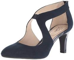 LifeStride Damen Giovanna 2 Pumps, Marineblauer Stoff, 40 EU Weit von LifeStride