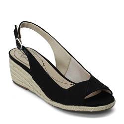 LifeStride Damen Socialite Espadrille Keilabsatz Sandale, Schwarz (schwarz), 39 EU von LifeStride