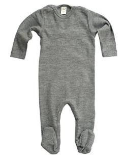 Lilano, Ganzkörperbody/Overall, 70% Wolle (kbT), 30% Seide, 210 gr./m² (Grau, Gr. 56) von Lilano