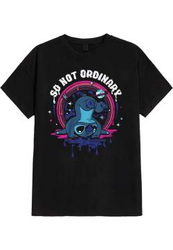 Lilo & Stitch - Not Ordinary - T-Shirt - Schwarz - XL - 100% Baumwolle,Jersey von Lilo & Stitch