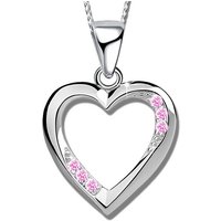 Limana Herzkette echt 925 Sterling Silber Kette mit Herz Anhänger, Damenkette ich liebe Dich Geschenk für Frauen Damen Ehefrau Freundin von Limana