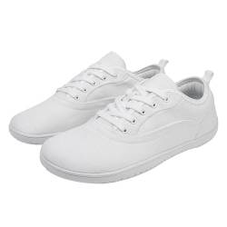 LinRim Herren Business Schuhe 48 Leichte Mesh Atmungsaktive Einfarbig Gelbe Schuhe Herren 44 (White, 46) von LinRim