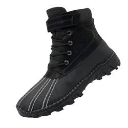 LinRim Herren Schuhe 44 Weit Schneestiefel Mode in der Kälte Schuhe Blau Herren (Black, 40) von LinRim