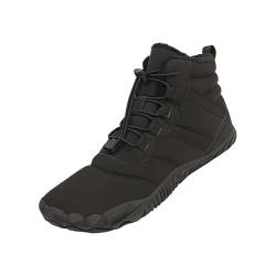 LinRim Herren Schuhe Sportlich Elegant Watschuhe Atmungsaktiv Leichte rutschfeste Bequeme Schuhe Militär Herren 43 (Black, 44) von LinRim