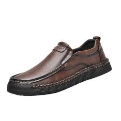 Mokassin Herren Business Schuhe Slip On Loafers Freizeit Schuhe Komfort Fläche Halbschuhe Weich Flache Bootsschuhe Lässige Schuhe Klassische Loafers Slipper Freizeitschuhe Business Casual von LinRim