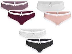 Linda Loom Damen String,6 Pack,44-46,Mehrfarbig1 von Linda Loom