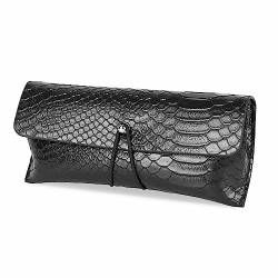 Linkidea Extra große Sonnenbrillen-Schutzhülle, veganes Leder, Sonnenbrillen-Organizer-Tasche, kompatibel mit Dior Missdior B1U EverDior A1U Gucci GG0595S GG0875S GG0351S GG1087S Versace VE4395 (XXL), von Linkidea