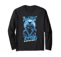 I'll Protect You Kitten No Matter What Langarmshirt von Literally Me Wolf Alphamännchen Leitwolf