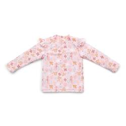 Little Dutch CL24048173 Schwimmshirt mit Rüschen mit UV-Schutz (UPF 50+) langarm - Ocean Dreams rosa (Gr. 74/80) von Little Dutch