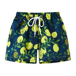 Little Hand Jungen Schnell trocknende Badeshorts Board Shorts, Blau 4, 5-6 Jahre von Little Hand