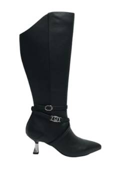 Scarpe donna Liu Jo stivale con tacco Sandie 05 - boot in pelle nero D25LJ26 SF4049 EX174 22222 38 von Liu Jo