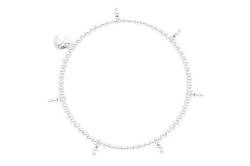 Lizas Schmuckarmband silber Perlenarmband Armband verschiedene Modelle (silber mit Anhängern) von Lizas