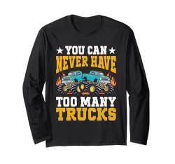 You Can Never Have Too Many Trucks Auto Lkw Langarmshirt von Lkw Lastwagen Kinder Jungs Fahrer Mechaniker