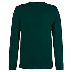 Logostar Basic Langarmshirt Herren Baumwolle | Herren Longsleeve Shirt mit Rundhals-Ausschnitt | Langarmshirts für Herren & Damen | Übergrößen Herren | Forest Green / 10XL von Logostar