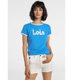 Lois Jeans für Damen. 211062506 Kurze Hosen Weiß (26), Blau, Lässig, Baumwolle von Lois Jeans