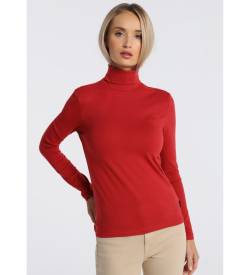 Lois Jeans für Damen. 422072141 Langarm-T-Shirt 132106 Rot (M), Lässig, Baumwolle von Lois Jeans