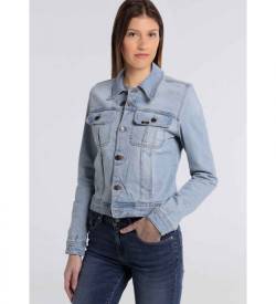 Lois Jeans für Damen. 470282350 Double Stone Jeansjacke hellblau (M), Lässig, Baumwolle, Denim von Lois Jeans