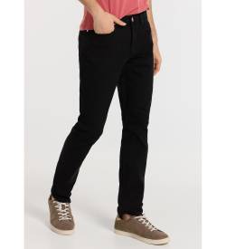 Lois Jeans für Herren. 101912342 Hose slim Farbe - 5 Taschen mittlere Taille schwarz (34), Lässig, Baumwolle von Lois Jeans