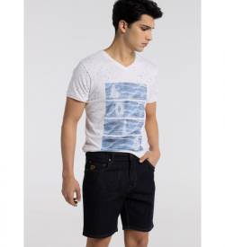 Lois Jeans für Herren. 111913702 Denim Bermudashorts schwarz (34), Lässig, Baumwolle von Lois Jeans