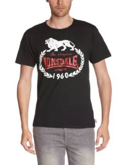 Lonsdale Herren Langarmshirt T-Shirt Original 1960 Slimfit schwarz (schwarz) X-Large von Lonsdale