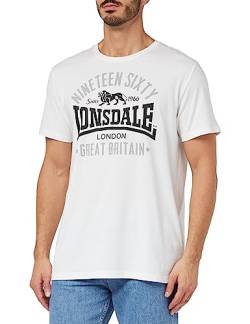 Lonsdale Herren T-Shirt normale Passform KILCHOAN Black/Red/White 3XL 117347 von Lonsdale