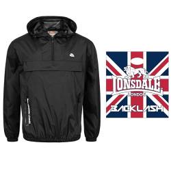 Lonsdale Jacken - Bomberjacke - College Jacke - Sweatjacke - Limited Mehrwegtasche (Weedon Bec black, L) von Lonsdale