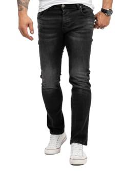 Lorenzo Loren Herren Jeans Regular Fit Stretch Jeans Männerhose Herrenjeans Denim Hosen Herrenhose Straight Cut Stonewashed LL-4004 Dunkelgrau W36 L38 von Lorenzo Loren