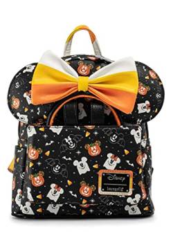 Loungefly Disney Mickey und Minnie Gruselige Mäuse Erwachsene Damen Doppelriemen Schultertasche Geldbörse mit Ohren Stirnband, Mehrfarbig/Meereswellen (Ocean Tides), Einheitsgröße, modisch von Loungefly