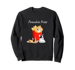 T-Shirt mit französischer Bulldogge, Frenchie Fries T Frenchies Sweatshirt von Love Is Frenchie Gifts and Shirts