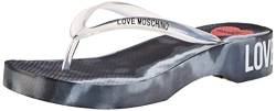 Love Moschino Damen INFRADITO Flipflop, Schwarz, 39 EU von Love Moschino