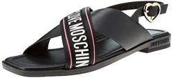 Love Moschino Damen Ja16432g0gix500a Sandale, Schwarz, 35 EU von Love Moschino