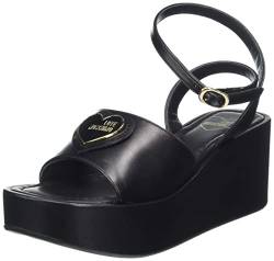 Love Moschino Damen Ja16478i0gie000 Platform Sandalen, Schwarz, 38 EU von Love Moschino