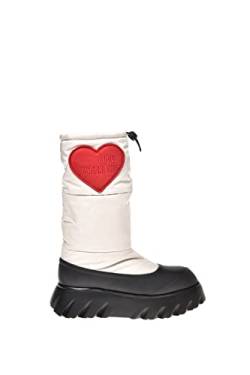 Love Moschino Damen Ja24566g0fjha10041 Stiefelette, Weiß, 41 EU von Love Moschino