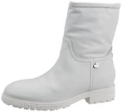 Love Moschino Damen precollezione Primavera Estate 2022 Mode-Stiefel, Bianco, 40 EU von Love Moschino